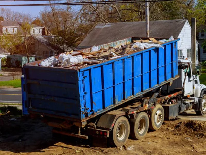Post-construction debris haul